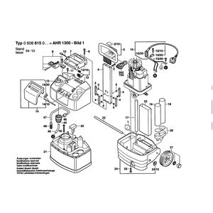 Запчасти для очистителя высокого давления Bosch AHR 1300 230 V 0600815064, деталировка 1