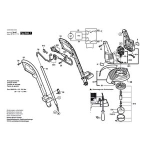 Запчасти для триммера для травы Bosch ART 25 230 V 0600822203