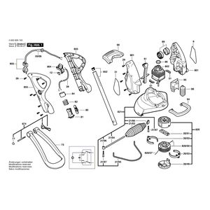 Запчасти для триммера для травы Bosch ART 30 GSD V 230 V 0600829103
