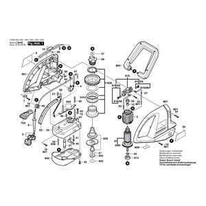 Запчасти для кустореза Bosch AHS 700 230 V 0600840403