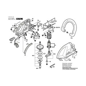 Запчасти для кустореза Bosch AHS 40 230 V 0600841003, деталировка 1 Запчасти для кустореза Bosch AHS 40 230 V 0600841003, деталировка 1