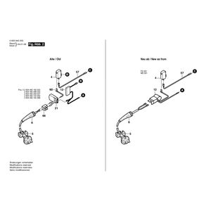 Запчасти для кустореза Bosch AHS 60-24 S 230 V 0600845403, деталировка 2