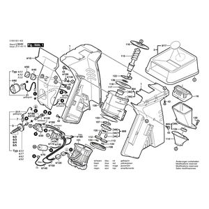 Запчасти для измельчителя садового Bosch AXT 2000 HP 230 V 0600851403
