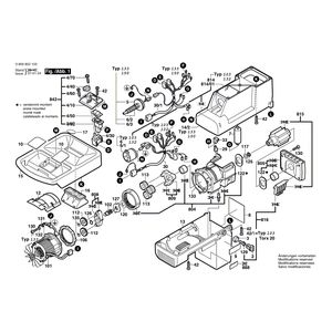 Запчасти для измельчителя садового Bosch AXT 2500 HP 230 V 0600852103