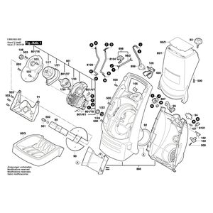 Запчасти для измельчителя садового Bosch AXT Rapid 180 230 V 0600853003