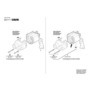 Запчасти для ударной дрели Bosch GSB 22-2 RE 230 V 0601146403, деталировка 2