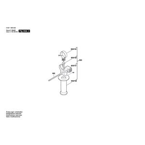 Запчасти для ударной дрели Bosch GSB 20-2 RE 230 V 060119B503, деталировка 2