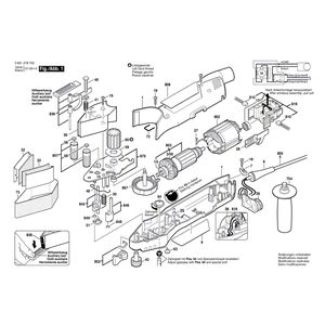 Запчасти для вибрационной шлифовальной машины Bosch GVS 350 AE 230 V 0601278703