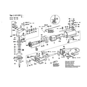 Запчасти для шуруповерта Bosch 220 V 0601321403, деталировка 1