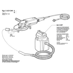 Запчасти для перфоратора Bosch HV 81 220 V 0601341403, деталировка 3
