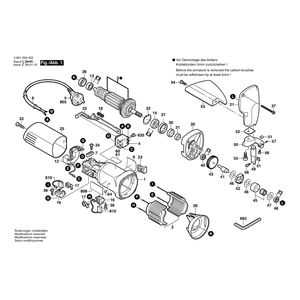 Запчасти для листовых ножниц Bosch GSC 160 230 V 0601500403