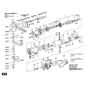 Запчасти для листовых ножниц Bosch 220 V 0601501003