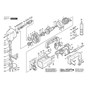 Запчасти для листовых ножниц Bosch 220 V 0601502003