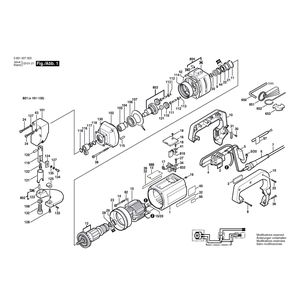 Запчасти для листовых ножниц Bosch 220 V 0601507003