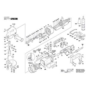 Запчасти для листовых ножниц Bosch 220 V 0601508003