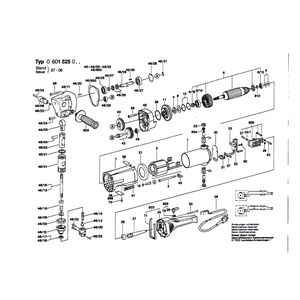 Запчасти для высечных ножниц Bosch HV 79 220 V 0601525007