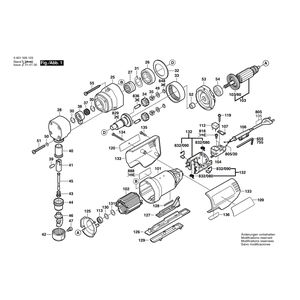 Запчасти для высечных ножниц Bosch GNA 1,6 230 V 0601529103
