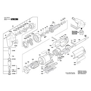 Запчасти для высечных ножниц Bosch GNA 16 230 V 0601529203