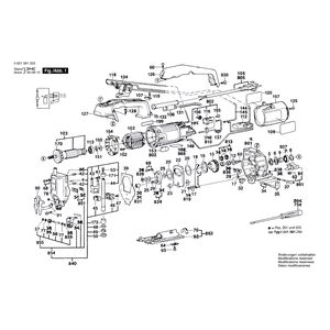 Запчасти для электролобзика Bosch GST 60 PB 230 V 0601581260