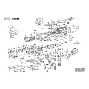 Запчасти для электролобзика Bosch GST 60 PAE 220 V 0601582403