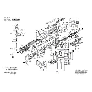 Запчасти для электролобзика Bosch GST 500 PE 230 V 0601584A03