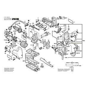 Запчасти для электролобзика Bosch GST 100 CE 230 V 0601588760