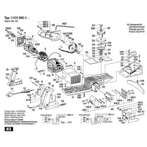 Запчасти для рубанка Bosch 220 V 0601590003