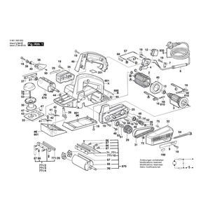 Запчасти для рубанка Bosch GHO 31-82 230 V 0601593003