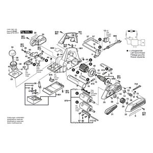 Запчасти для рубанка Bosch GHO 31-82 230 V 0601593103
