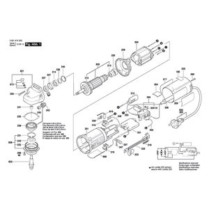Запчасти для шлицефрезерной машины Bosch GNF 20 CA 230 V 0601612503