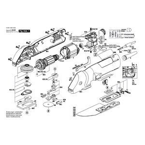 Запчасти для стусловой пилы Bosch GFS 350 E 230 V 0601640503