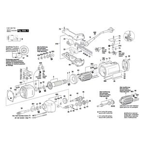 Запчасти для мешалки Bosch GRW 11 E 220 V 0601940703