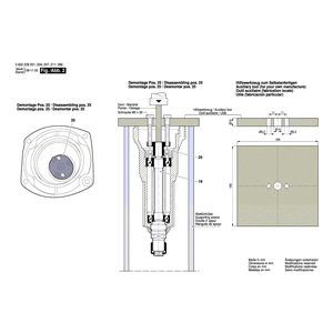 Запчасти для прямой шлифовальной машины Bosch 265 V 0602228201, деталировка 2