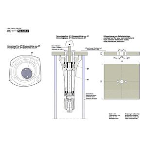 Запчасти для прямой шлифовальной машины Bosch 265 V 0602228361, деталировка 2