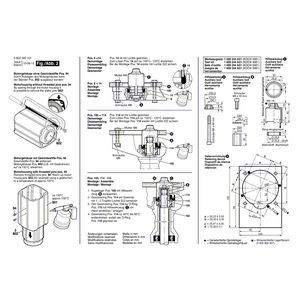 Запчасти для прямой шлифовальной машины Bosch 0602240107, деталировка 2