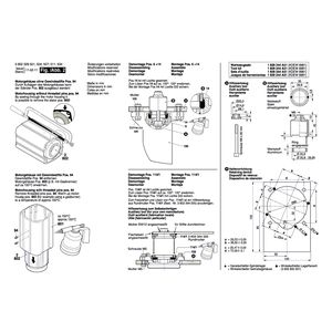 Запчасти для угловой шлифмашины Bosch HWS 85/180 0602329501, деталировка 2