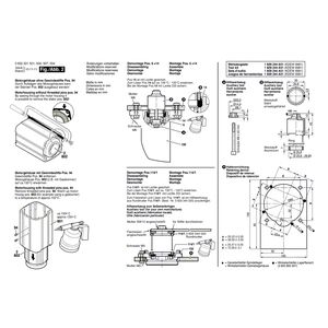 Запчасти для угловой шлифмашины Bosch HWS 88/180 0602331504, деталировка 2