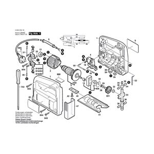 Запчасти для электролобзика Bosch PST 50 AE 230 V 0603229160