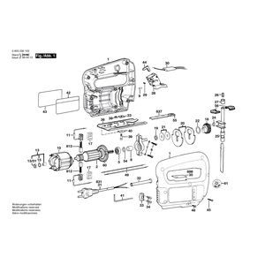 Запчасти для электролобзика Bosch PST 50 220 V 0603230103