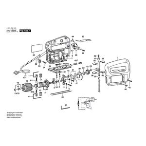 Запчасти для лобзиковой пилы Bosch ST 350 220 V 0603230503