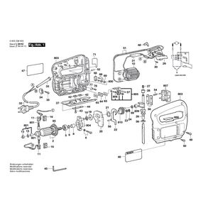 Запчасти для электролобзика Bosch PST 50 PE 220 V 0603238603