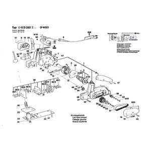 Запчасти для рубанка Bosch P 400 220 V 0603252203