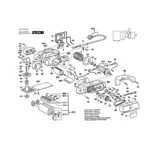 Запчасти для рубанка Bosch PHO 20-82 230 V 0603258403