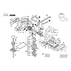 Запчасти для рубанка Bosch PHO 15-82 230 V 0603272160