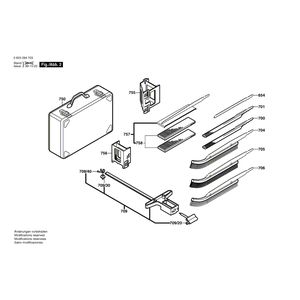 Запчасти для мульти-пилы Bosch PMS 400 PE 230 V 0603294703, деталировка 2