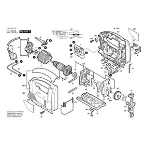 Запчасти для электролобзика Bosch PST 750 PE 230 V 0603382703
