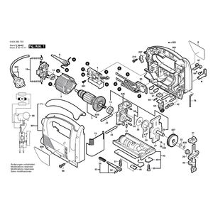 Запчасти для электролобзика Bosch PST 850 PE 230 V 0603383703