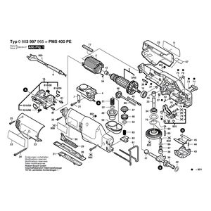 Запчасти для мульти-пилы Bosch PMS 400 PE 230 V 0603997965