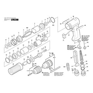 Запчасти для дрели Bosch 320 WATT-SERIE 320 WATT- 0607160504, деталировка 1
