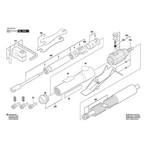 Запчасти для прямой шлифовальной машины Bosch 50 WATT-SERIE 50 WATT 0607250203